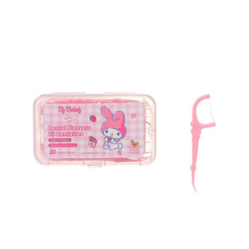 My Melody Extra Fine Mint Flavor Dental Flossers (20 Count×3 Packs)