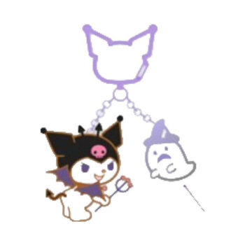 Kuromi Collection Halloween Lighting Keychain