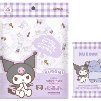 Kuromi Compressed Towels (25 pcs)
