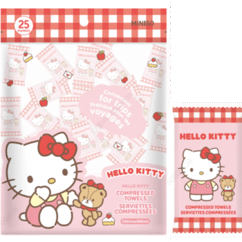 Hello Kitty Compressed Towels (25 pcs)
