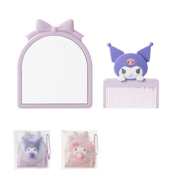 Sanrio Characters Mini Mirror Brush Set
